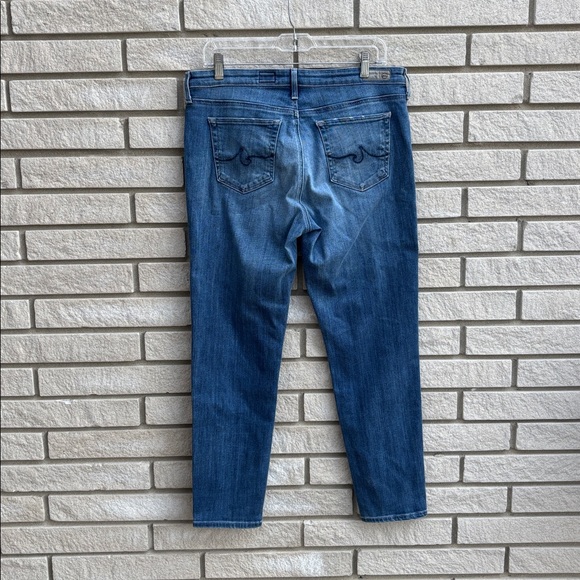 Ag Adriano Goldschmied The Stevie Ankle Slim Straight Ankle Jeans Size 32R - Picture 7 of 10